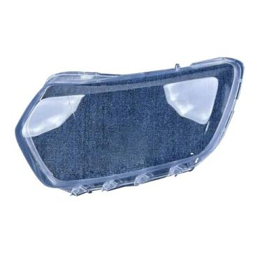 Imagem de Compatível com renault dacia duster 2022 2023 2024 luz do carro habitação farol lente de vidro capa farol escudo claro abajur transparente(Left)