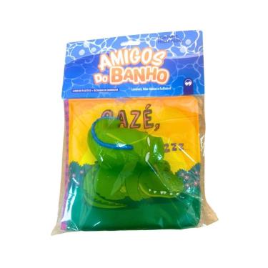 Imagem de Livro Fofinho Para Bebês Amigos Do Banho - Cazé, O Jacaré