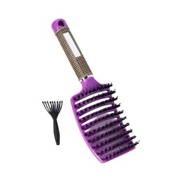 Imagem de Conjunto De Pentes Grandes Curvados Para Perucas De Cabelo Natural, 2 