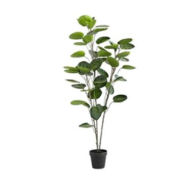 Imagem de Plantas falsas, planta artificial, estilo nórdico, árvore da sorte, vaso, simulação, planta verde, sala de estar, entrada, decoração, árvore artificial, plantas artificiais, interior externo, 150 cm