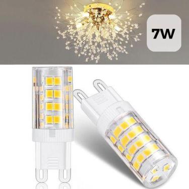 Imagem de Lâmpada Halopim G9 LED 7W Bipino Bivolt 110V 220V Luz Branco Frio 6000