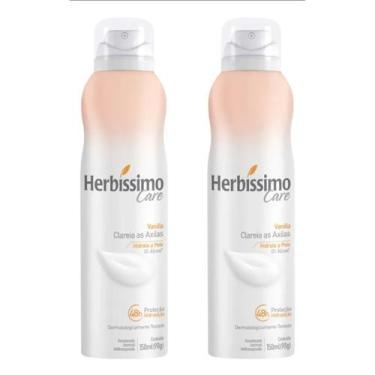 Imagem de Desodorante Aerossol Vanilla 150ml Herbíssimo, 2 unidades