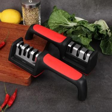 Imagem de Amolador De Facas 3 Opções Tesoura Fio