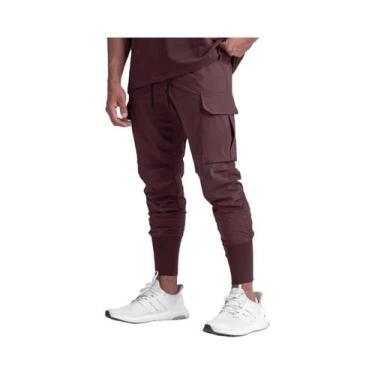 Imagem de Calças De Fitness Masculinas Camufladas De Secagem Rápida E Elásticas 