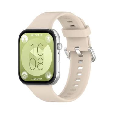 Imagem de Pulseira De Silicone Oficial Para Huawei Watch Fit 3/4/4Pro, Faixa Sub