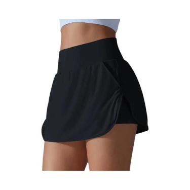 Imagem de Saia De Yoga Respirável De Cintura Alta Para Esportes Ao Ar Livre, Tên