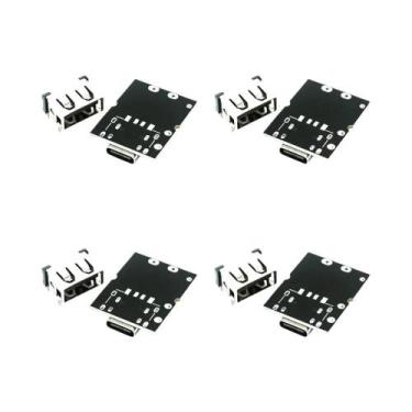 Imagem de Módulo De Carregamento De Bateria Com Entrada Tipo-C 5V 2A, Proteção D