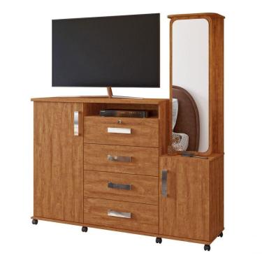 Imagem de Cômoda Copacabana Amêndoa - Lukaliam Móveis