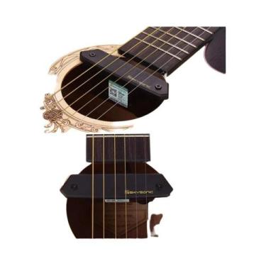 Imagem de Sistema De Captação Dupla Para Violão Acústico: Microfone Magnético At