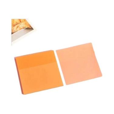 Imagem de Notas Adesivas PET Multicoloridas À Prova d'Água, 50 Folhas, Bloco De 