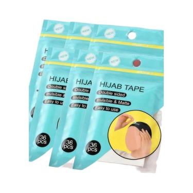 Imagem de Fita Adesiva Transparente Dupla Face Para Hijab, Forte Adesão, Acessór