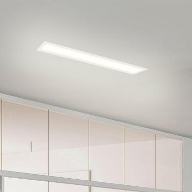 Imagem de Luminária Embutir Taschibra Vetor Led Linear 35w Bivolt Branca 6500k Frio