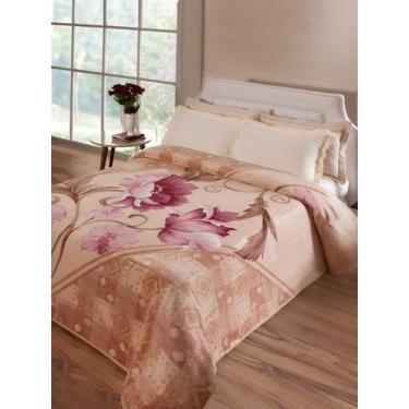 Imagem de Cobertor Jolitex Casal Kyor Plus 1,80x2,20m Montecarlo, Bege, Casal