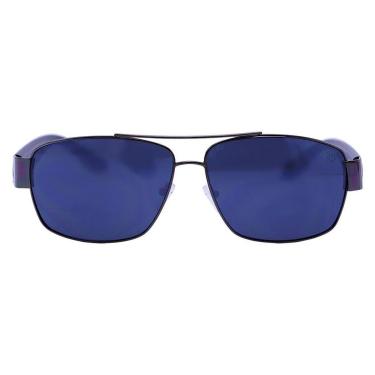 Imagem de Óculos de Sol Masculino Retangular Aviador Metal/acetato Mackage-Masculino