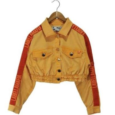 Imagem de Jaqueta Labellamafia Jeans Desert Laranja Feminina-Feminino