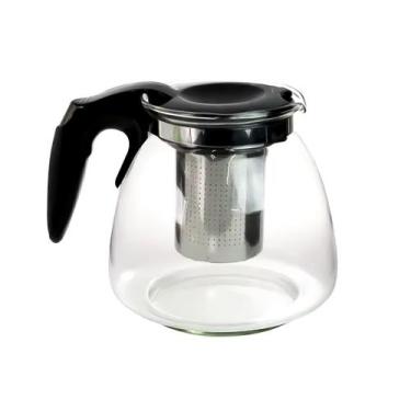 Imagem de Bule de Vidro 950ml com Infusor Inox para Chá e Café - TOP RIO
