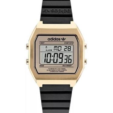 Imagem de Relógio Adidas Digital Two AOST22075M Dourado-Unissex