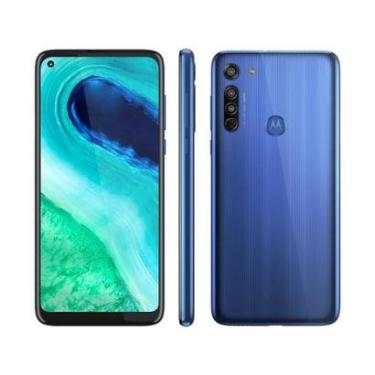 Imagem de Smartphone Motorola Moto G8 64GB 4G 4GB RAM Tela 6,4” Câm. Tripla + Câm. Selfie 8MP-Unissex