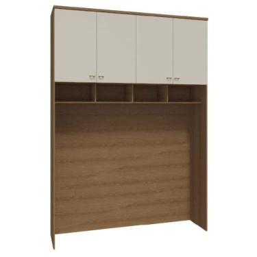 Imagem de Guarda Roupa Modulado Ponte 173cm 04 Portas 245cm Alt Setiba - Móveis 