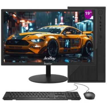 Imagem de Computador Bestpc Completo Intel Core I5, 8GB RAM, SSD 240GB, Windows 10 Trial + Monitor 19''