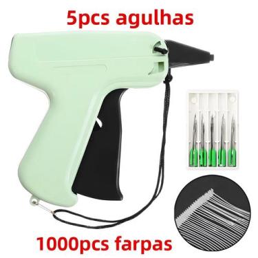 Imagem de Pistola De Etiquetagem DIY Com 1000 Agulhas E 5 Pontas Para Marcação D