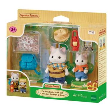 Imagem de Conjunto Exploração Animada Irmão & Bebê Gatos de Leite - Sylvanian Families