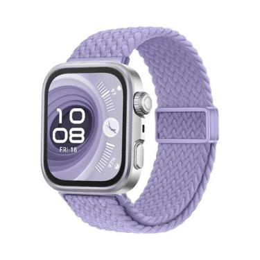 Imagem de Pulseira De Nylon Trançada Ajustável Para Huawei Watch Fit 3/4/4 Pro, 
