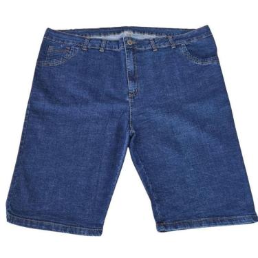 Imagem de Bermuda Masculina Jeans Lycra Plus Size-Masculino