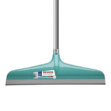 Imagem de Rodo Médio com Cabo Ballena para Puxar Água em Lavanderia em Aço e TPE com Tecnologia Max Protect Turquesa Bettanin