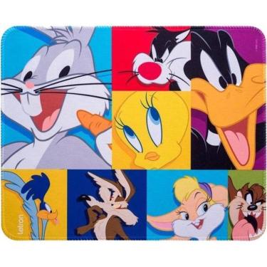 Imagem de Mouse Pad Looney Tunes 30CM para Jogos e Trabalho com Base Emborrachada Antiderrapante...