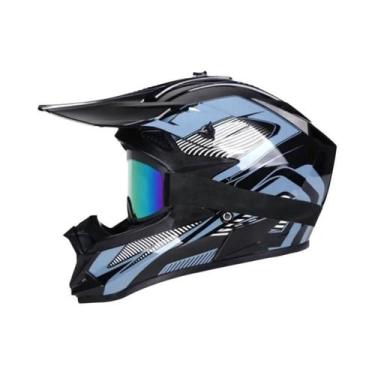 Imagem de Capacete Universal Integral Para Motocicleta Para Crianças E Adultos C