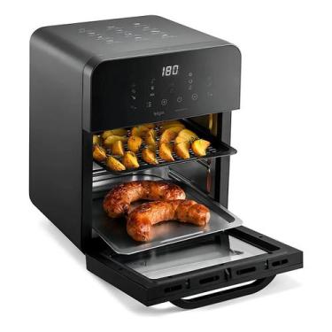 Imagem de Fritadeira e Forno Elétrico Elgin 10 Litros 127/220v Preto, Preto, 220