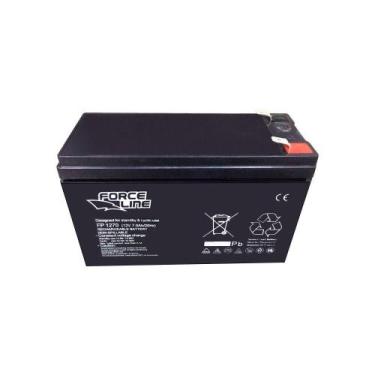 Imagem de Bateria Selada 12V 7Ah Nobreak E Central Alarme - Force Line