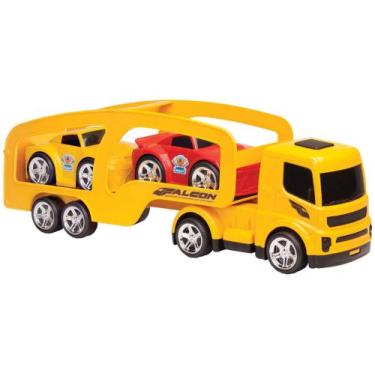 Imagem de Caminhão de Brinquedo Falcon Cegonheira - Usual 3 Peças