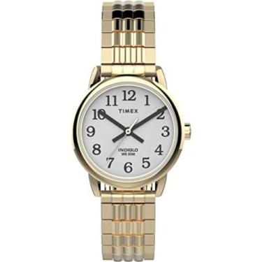 Imagem de Relógio Timex Feminino Ref: Tw2v06000 Mola Dourado Easy Reader
