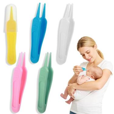 Imagem de Pinça para limpeza nasal de bebê HXLJHALG, 5 cores, 8,8 cm