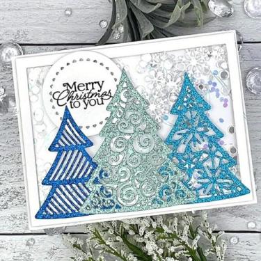 Imagem de Matriz de corte metálica MSCHEFAY Árvore de Natal 14 x 9 cm