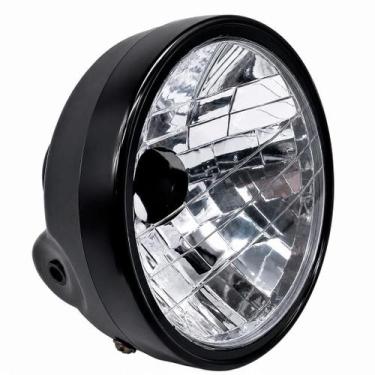 Imagem de Farol Fan 125 2012 Titan KS ES Completo para Reposição com Aro Preto -