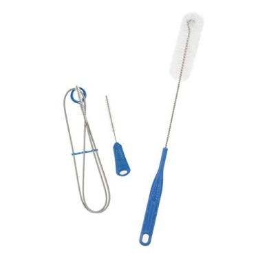 Imagem de Fancyes Kit de limpeza de sistema de hidratação para bexiga de água, kit de escovas para acampamento e ciclismo - transparente