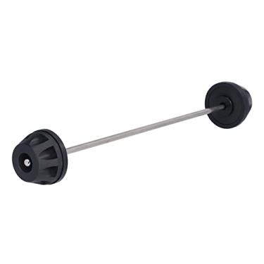 Imagem de Protetor de colisão roda do garfo, ABS + alumínio Eixo dianteiro deslizante Protetor Resistência à corrosão Resistência ao desgaste Preto para motocicleta