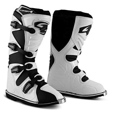Imagem de BOTA MOTOCROSS ADULTO PRO TORK COMBAT 4 PRETO - BRANCO TAM. 39