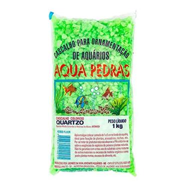Imagem de Substrato de Aquário Cascalho de Quartzo Natural N 02 Verde