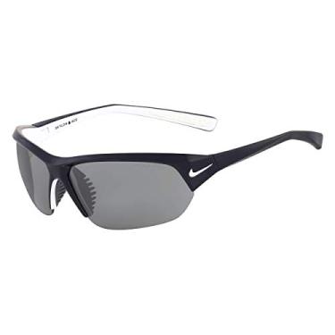 Imagem de Nike Eyewear Nike Skylon Ace Rectangular Sunglasses SHINY OBSIDIAN/WHITE 69 mm
