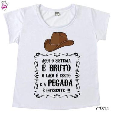 Imagem de Camiseta Feminina Morena Bruta E Sistemática Cowgirl C1692 - Boutique
