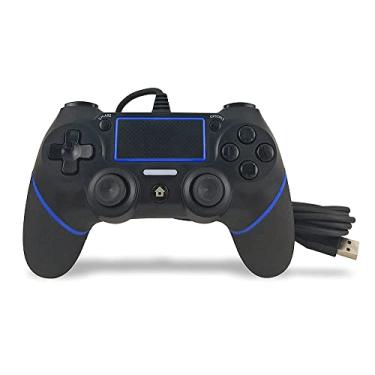 Imagem de Controle com fio PS4, controle com fio Prodico, vibração de vibração Joystick para PlayStation 4