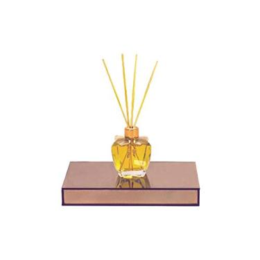 Imagem de Bandeja Lavabo Espelhada Bronze Decoração Luxo