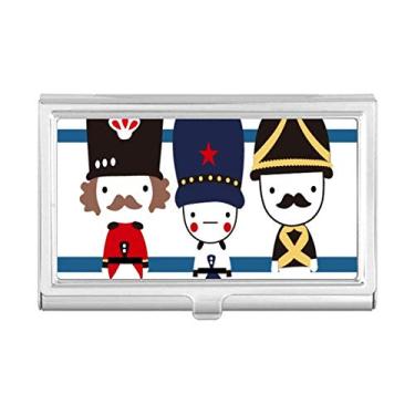 Imagem de Porta-cartões de visita com bandeira de marco colorido do Reino Unido