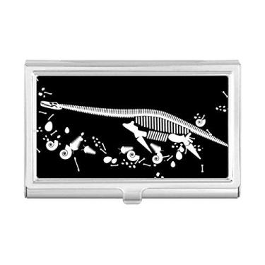 Imagem de Dinossauro Ossos Carteira pequena porta-cartões de visita