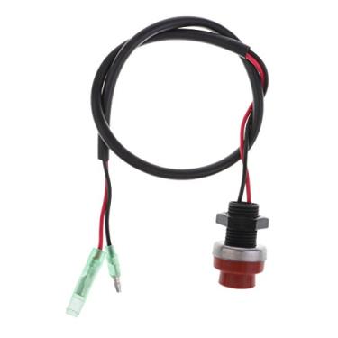 Imagem de Kesoto Interruptor de barco à prova d'água para veículos, botão redondo para arranque do motor on/off