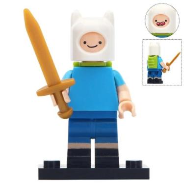 Boneco Bloco Montar Finn e Princesa Jujuba - Hora de Aventura